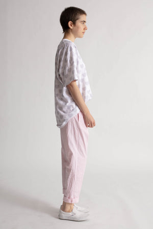 Roni Bar Pink and White Stripped Pants