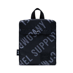 Herschel Supply Packable Daypack Roll Call Black / Sharkskin Back Pack