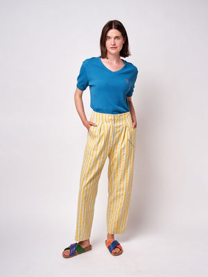 Bobo Choses Women's Striped Pleated Trousers