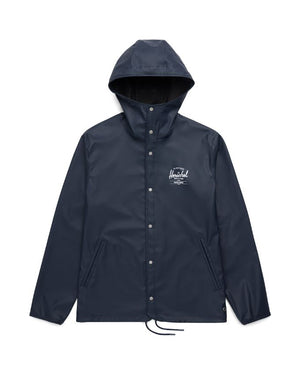 Herschel Supply Rainwear Hooded Coach Jacket Peacoat