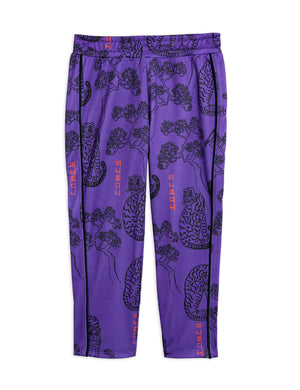 Mini Rodini Recycled Polyester Tigers WCT Trousers Purple