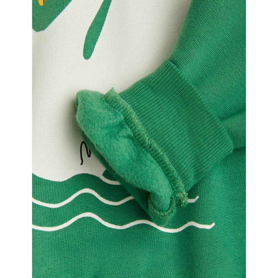 Mini Rodini Single Print Sweatshirt Green