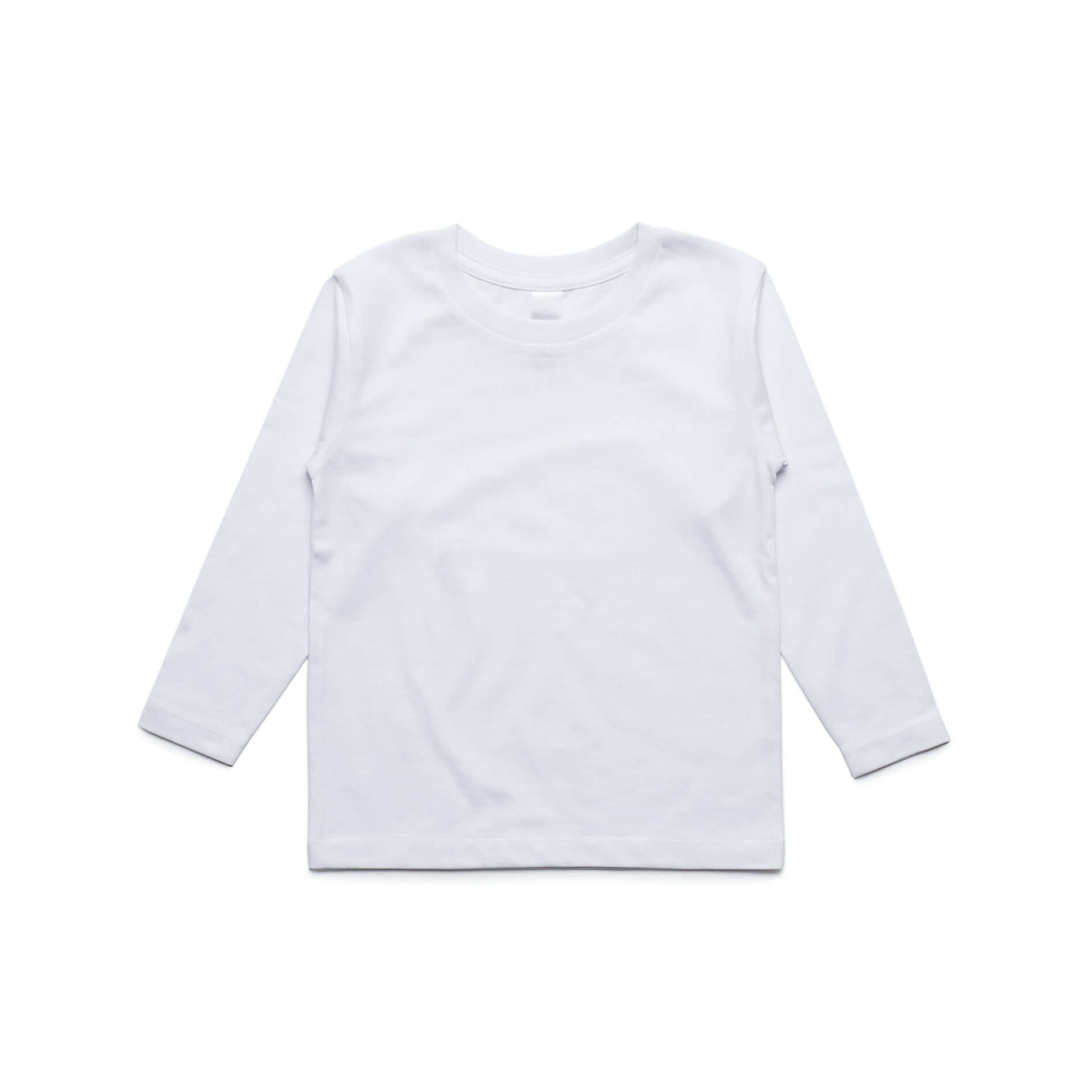 AS Colour Kids Cotton Long Sleeve Basic Tee Shirt White, Black and Grey Marl - Frankie's Story - 1