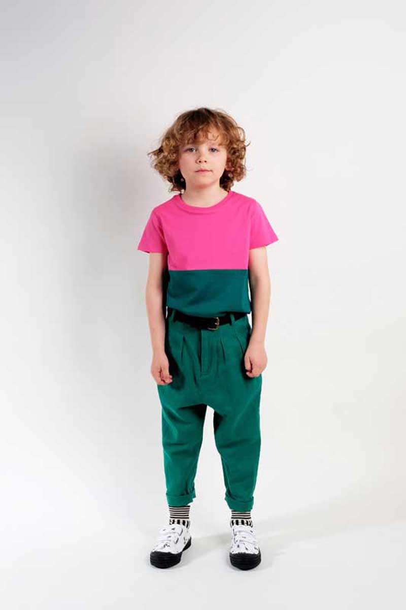 Wolf and Rita André  Woven Trousers Green