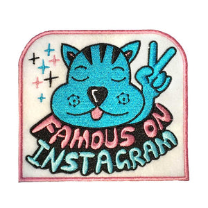 Jeremyville Famous On Instagram Woven Patch
