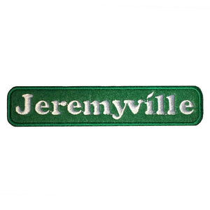 Jeremyville Green Woven Patch
